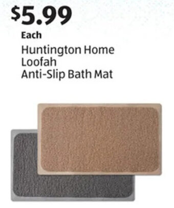 Aldi Huntington Home Loofah Anti-Slip Bath Mat offer