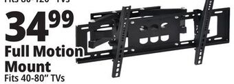 Ocean State Job Lot Full motion mount offer