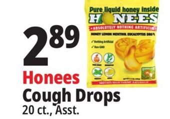Ocean State Job Lot Honees cough drops offer