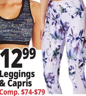 Ocean State Job Lot Leggings & capris offer