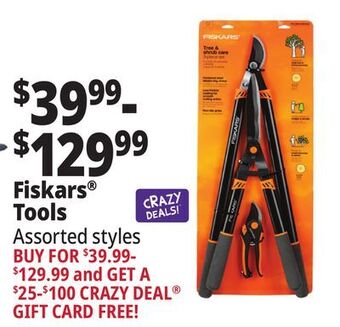 Ocean State Job Lot Fiskars tools offer