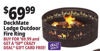 Ocean State Job Lot Deckmate lodge outdoor fire ring offer