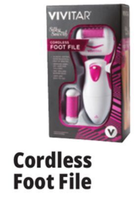 Ocean State Job Lot Vivitar silky smooth cordless foot file offer