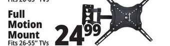 Ocean State Job Lot Full motion mount offer