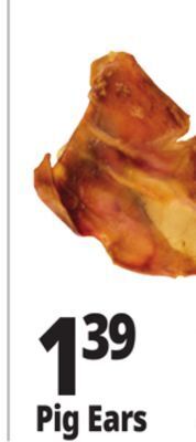 Ocean State Job Lot Full size dehydrated pig ears offer