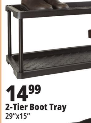 Ocean State Job Lot 2-tier boot organizer, 14.5 x 28 offer