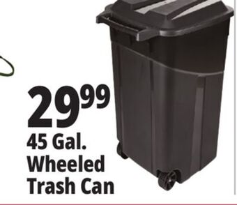 Ocean State Job Lot 45 gallon wheeled trash can offer