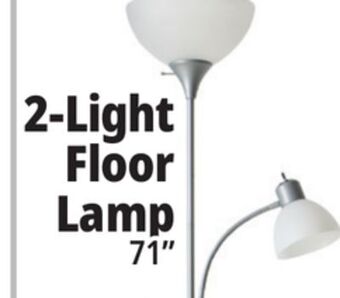 Ocean State Job Lot 2-light floor lamp offer