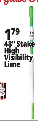 Ocean State Job Lot 48 fiberglass safety marker offer