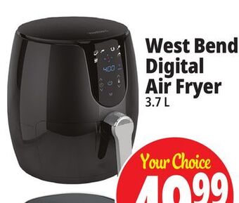 Ocean State Job Lot Westbend air fryer with digital controls, 3.7 qt offer