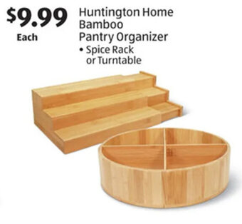 Aldi Huntington Home Bamboo Pantry Organizer offer