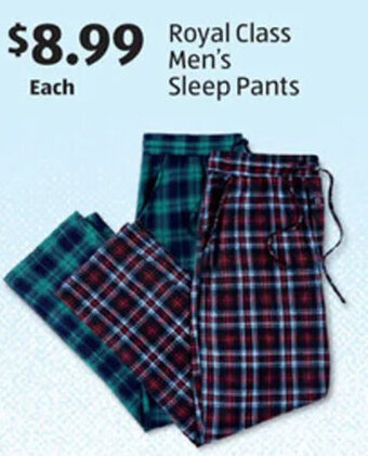 Aldi Royal Class Men's Sleep Pants offer