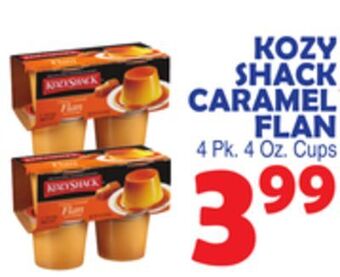 Bravo Supermarkets Kozy shack caramel flan offer
