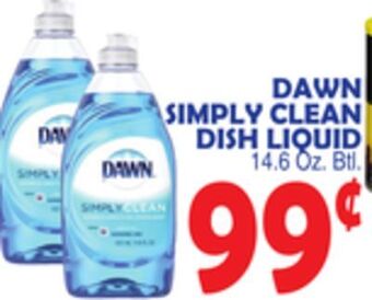 Bravo Supermarkets Dawn simply clean dish liquid offer
