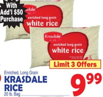 Bravo Supermarkets Krasdale rice offer