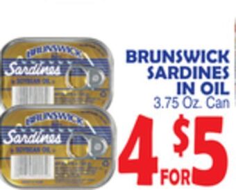 Bravo Supermarkets Brunswick sardines in oil offer