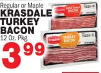 Bravo Supermarkets Krasdale turkey bacon offer