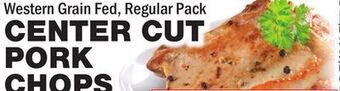 Bravo Supermarkets Center cut pork chops offer
