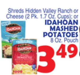 Bravo Supermarkets Idahoan mashed potatoes 8 oz. pouch offer
