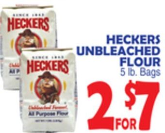 Bravo Supermarkets Heckers unbleached flour offer