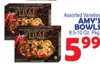 Bravo Supermarkets Amy's bowls offer