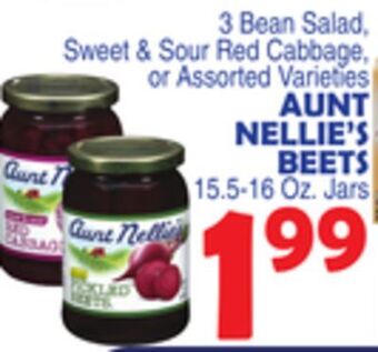 Bravo Supermarkets Aunt nellie's beets offer