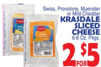 Bravo Supermarkets Krasdale sliced cheese offer