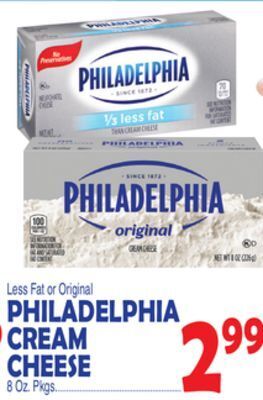 Bravo Supermarkets Philadelphia cream cheese offer