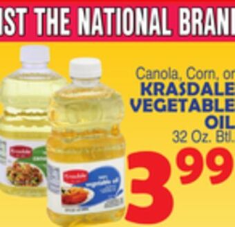 Bravo Supermarkets Krasdale vegetable oil offer