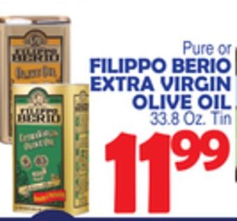 Bravo Supermarkets Filippo berio extra virgin olive oil offer
