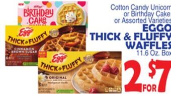 Bravo Supermarkets Eggo thick & fluffy waffles offer