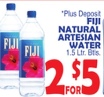 Bravo Supermarkets Fiji natural artesian water offer