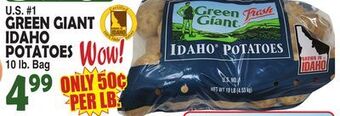 Bravo Supermarkets Green giant idaho potatoes offer