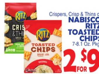 Bravo Supermarkets Nabisco ritz toasted chips offer