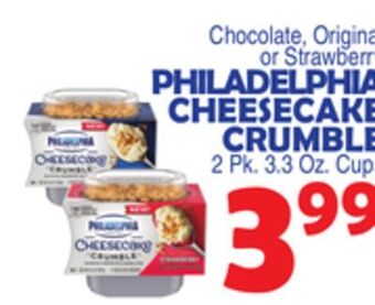 Bravo Supermarkets Philadelphia cheesecake crumble offer