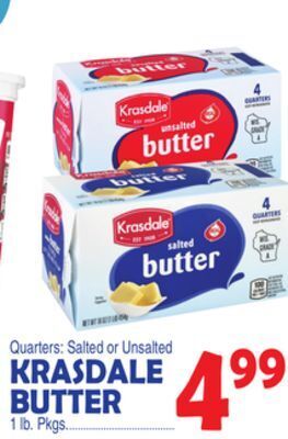 Bravo Supermarkets Krasdale butter offer