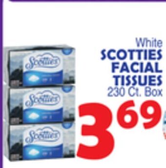 Bravo Supermarkets Scotties facial tissues offer