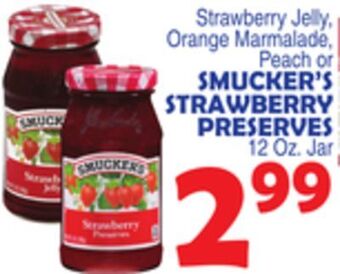 Bravo Supermarkets Smucker's strawberry preserves offer