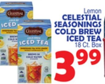 Bravo Supermarkets Celestial seasonings cold brew iced tea offer