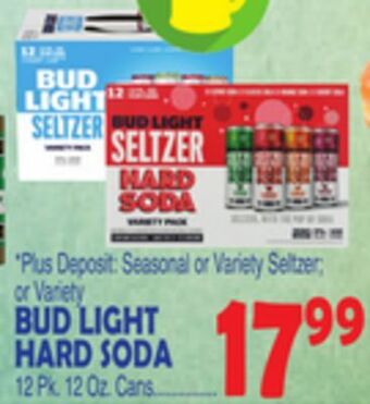 Bravo Supermarkets Bud light hard soda offer