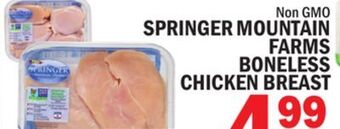 C Town Springer mountain farms boneless chicken breast offer