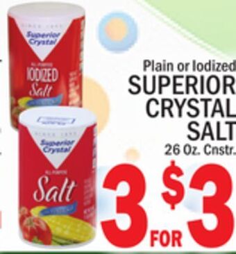 C Town Superior crystal salt offer