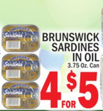 C Town Brunswick sardines in oil offer