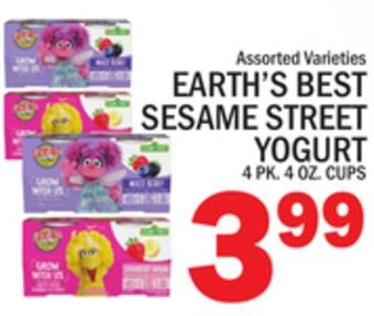 C Town Earth's best sesame street yogurt offer