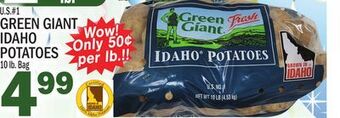 C Town Green giant idaho potatoes offer