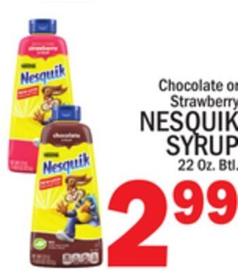 C Town Nesquik syrup offer
