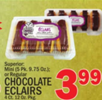 C Town Chocolate eclairs 4 ct. 12 oz. pkg offer