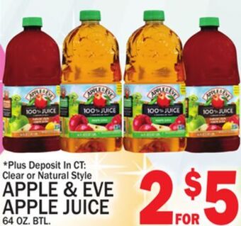 C Town Apple & eve apple juice offer