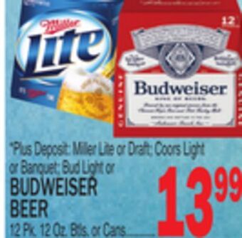 C Town Budweiser beer offer