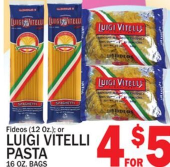 C Town Luigi vitelli pasta 16 oz. bags offer